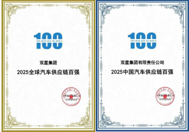 排名跃升彰显竞争力！双星连续三年入选“全球汽车供应链百强”