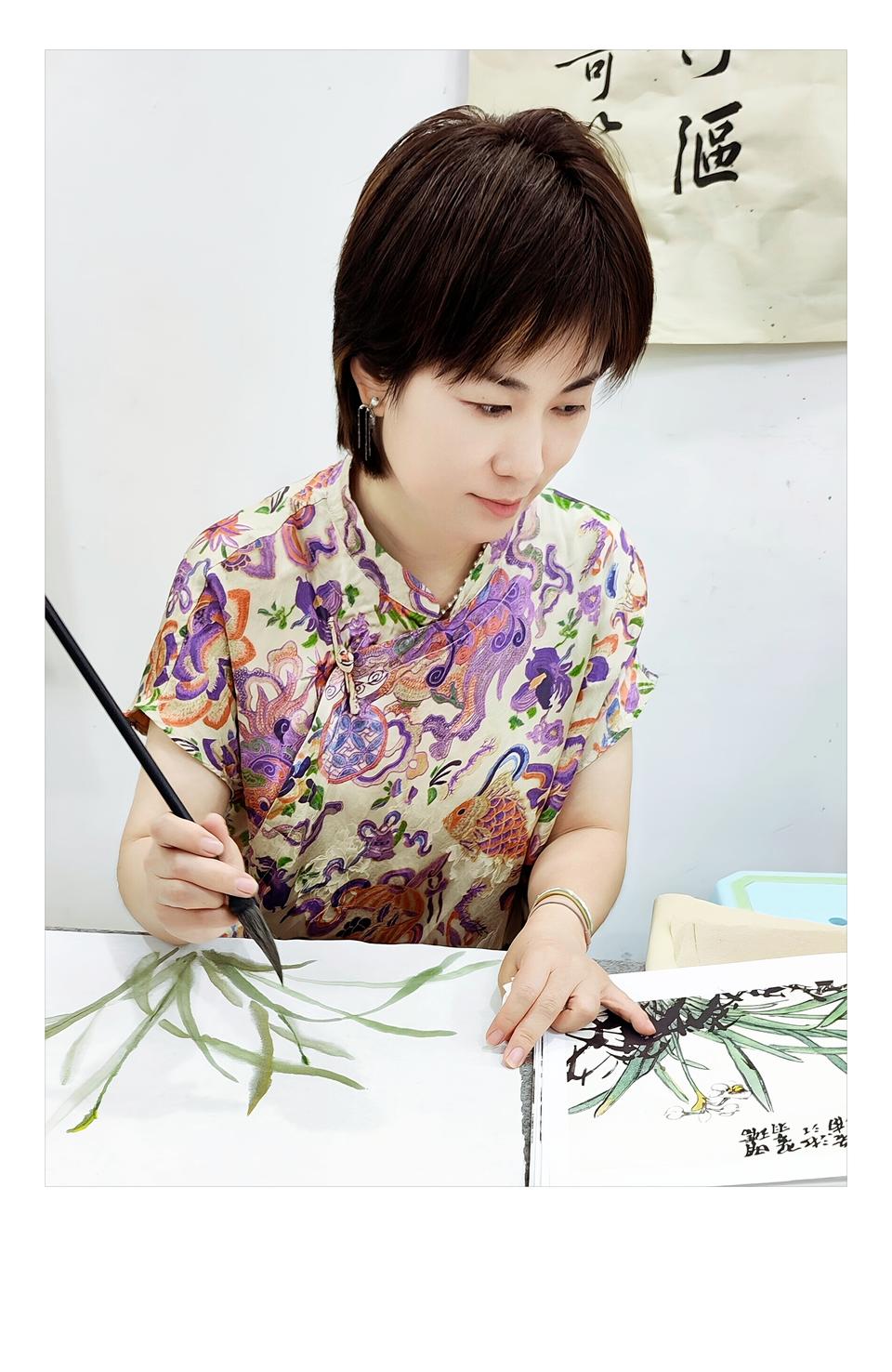 菏泽青年书画家推荐|康浩雯