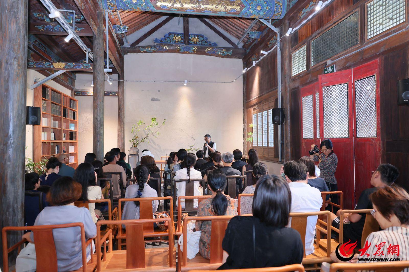 中式美学浸润青岛，徐文治瓶花讲座与二代雅集在安仁书院成功举办