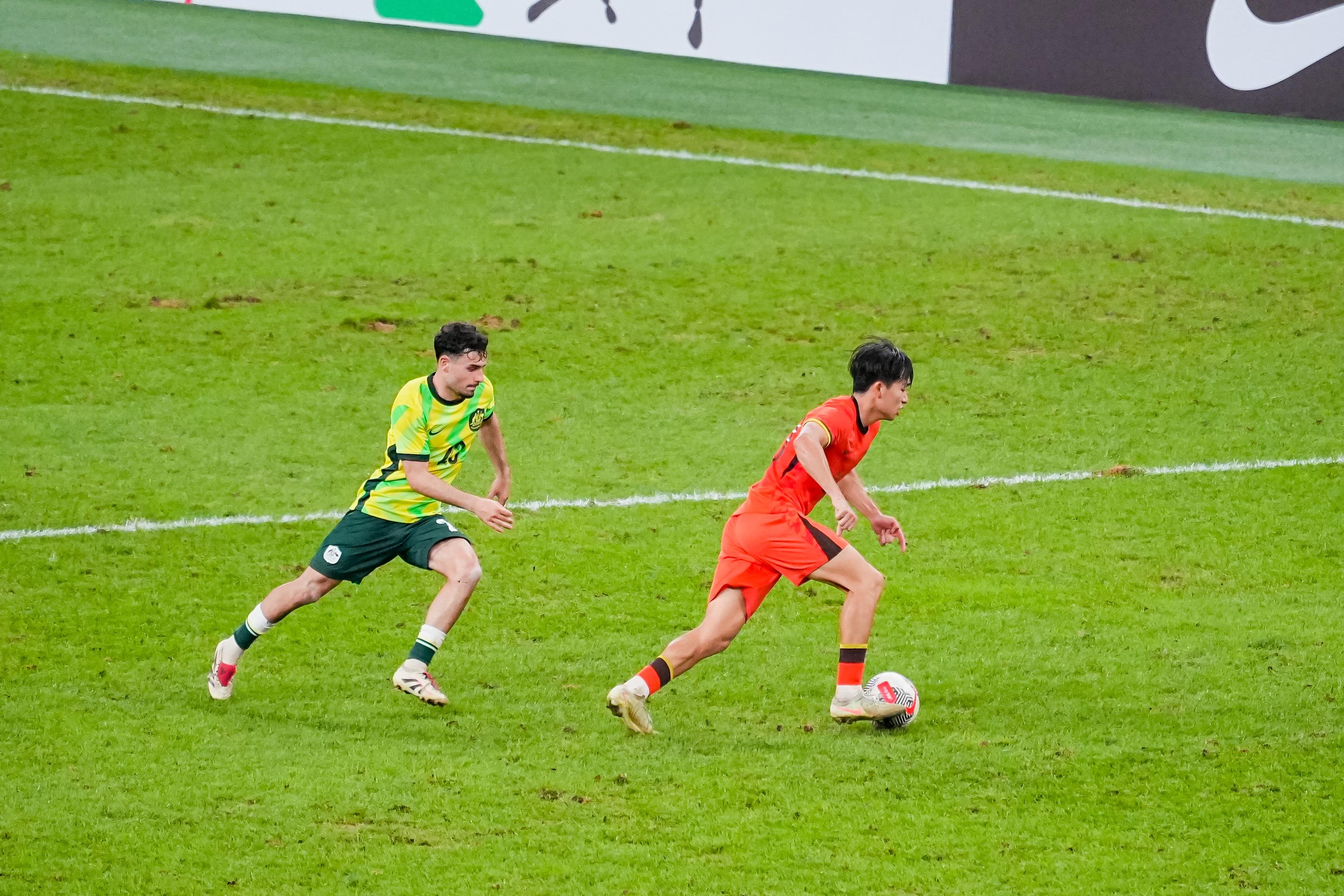 U23亚洲杯预选赛，中国战平澳大利亚携手出线