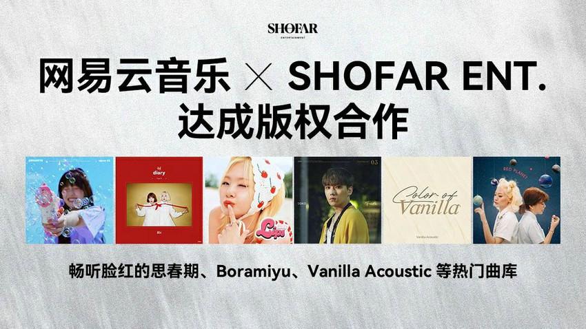 脸红的思春期、Boramiyu、Vanilla Acoustic等韩国歌手版权回归网易云音乐