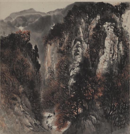 笔墨间的垦荒征程——《南泥湾途中》佳作赏析