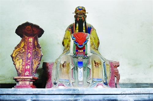 保宁寺独特的关公像