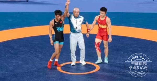 闪耀赛场！吉林小将吴皇胜摘得古典式摔跤60公斤级铜牌