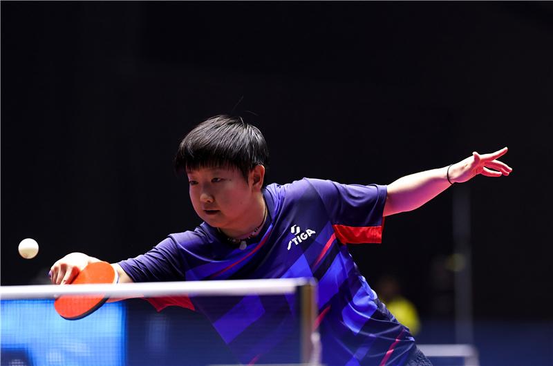 聚焦第十五届全国运动会｜孙颖莎顺利晋级乒乓球女单半决赛