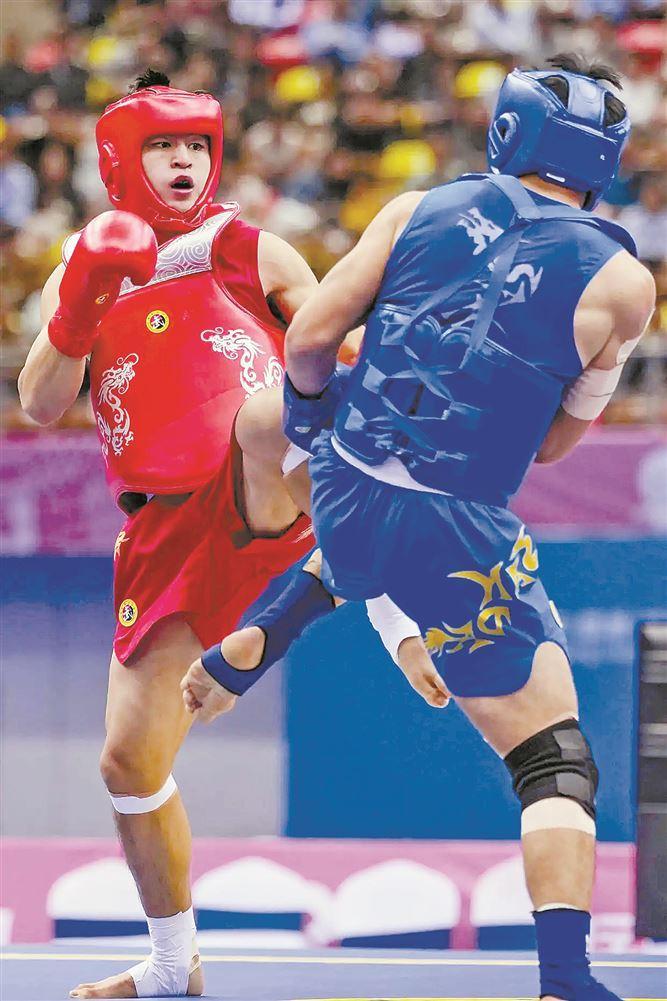 林宏伟为厦门首夺全运会武术散打金牌 虞琳敏获女子跳马银牌
