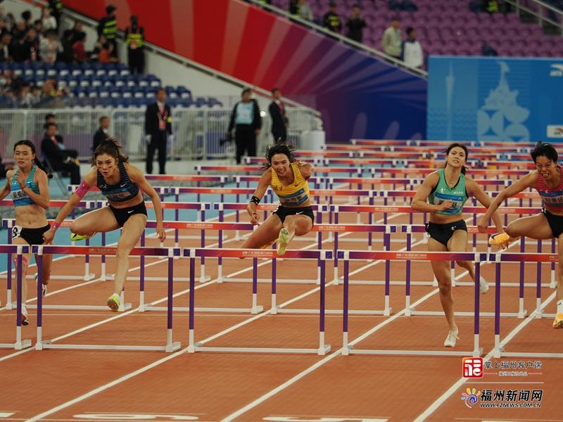 全运会快报｜福州运动员林雨薇夺得女子100米栏铜牌