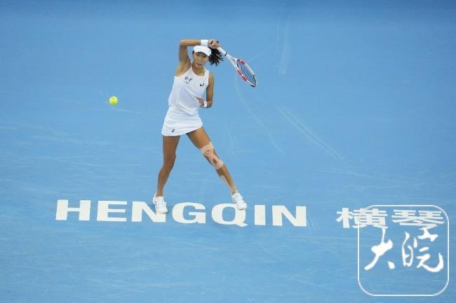 精彩瞬间丨全运会女子网球决赛安徽朱琳夺冠