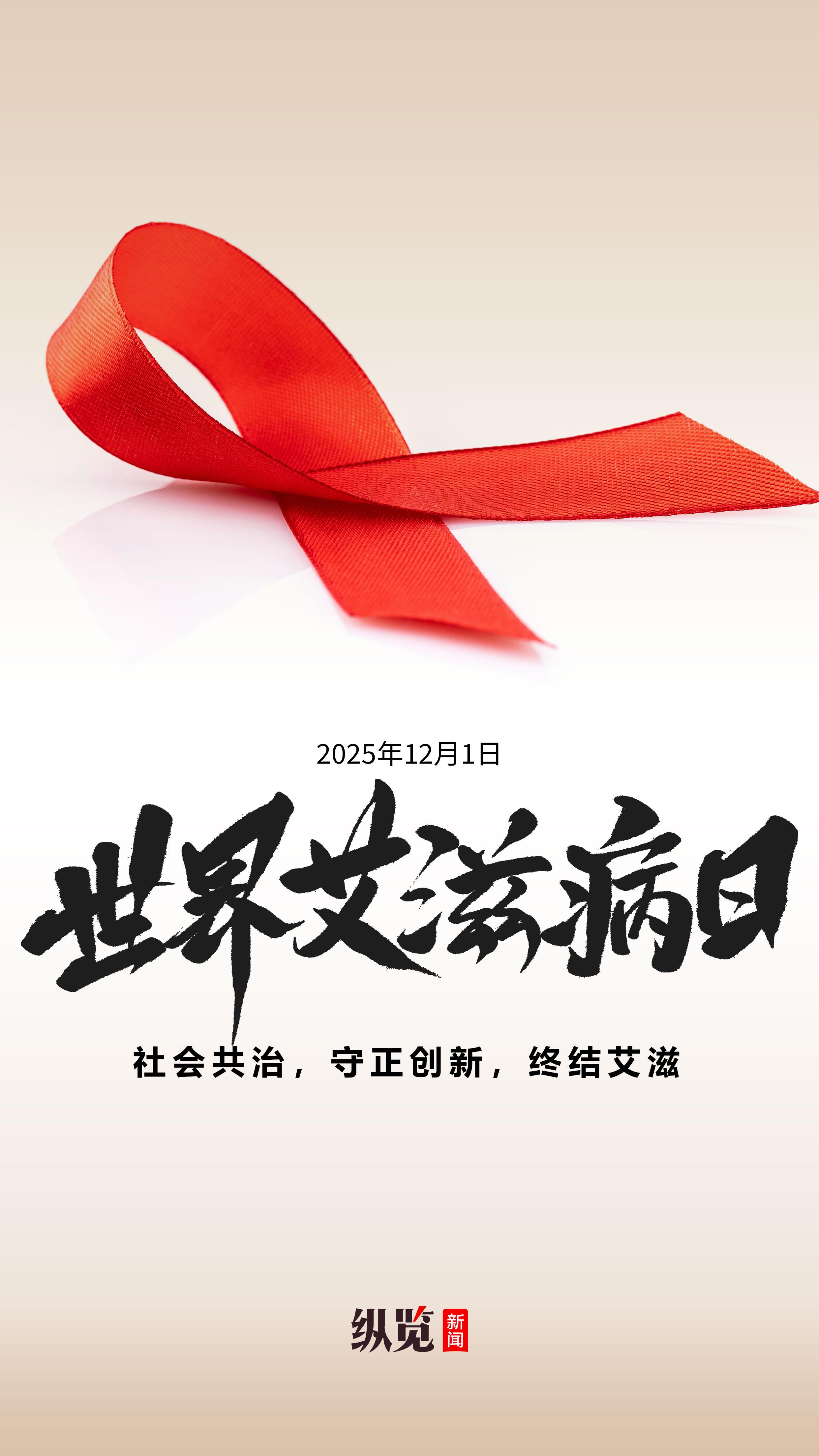海报·世界艾滋病日｜社会共治，守正创新，终结艾滋