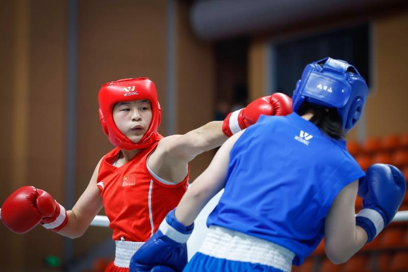 安徽选拔青少年拳击“好苗子”