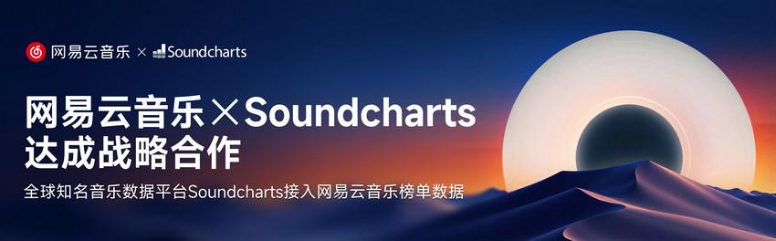 全球知名音乐数据平台Soundcharts接入网易云音乐三大榜单数据